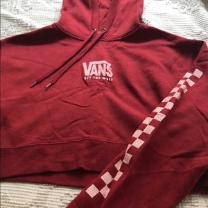 Vans cropped hoodie